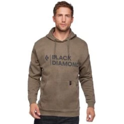 Black Diamond Stacked Logo Hoody