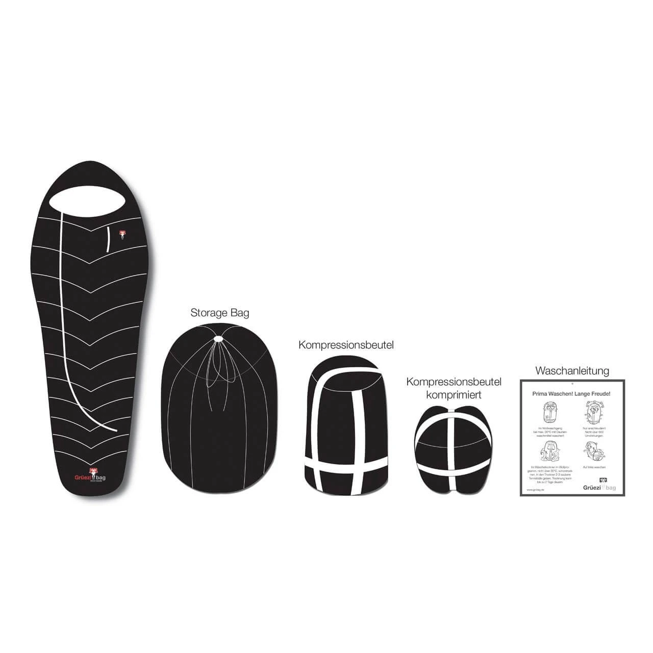 Grüezi Bag Biopod DownWool KidsTeen – Bild 10